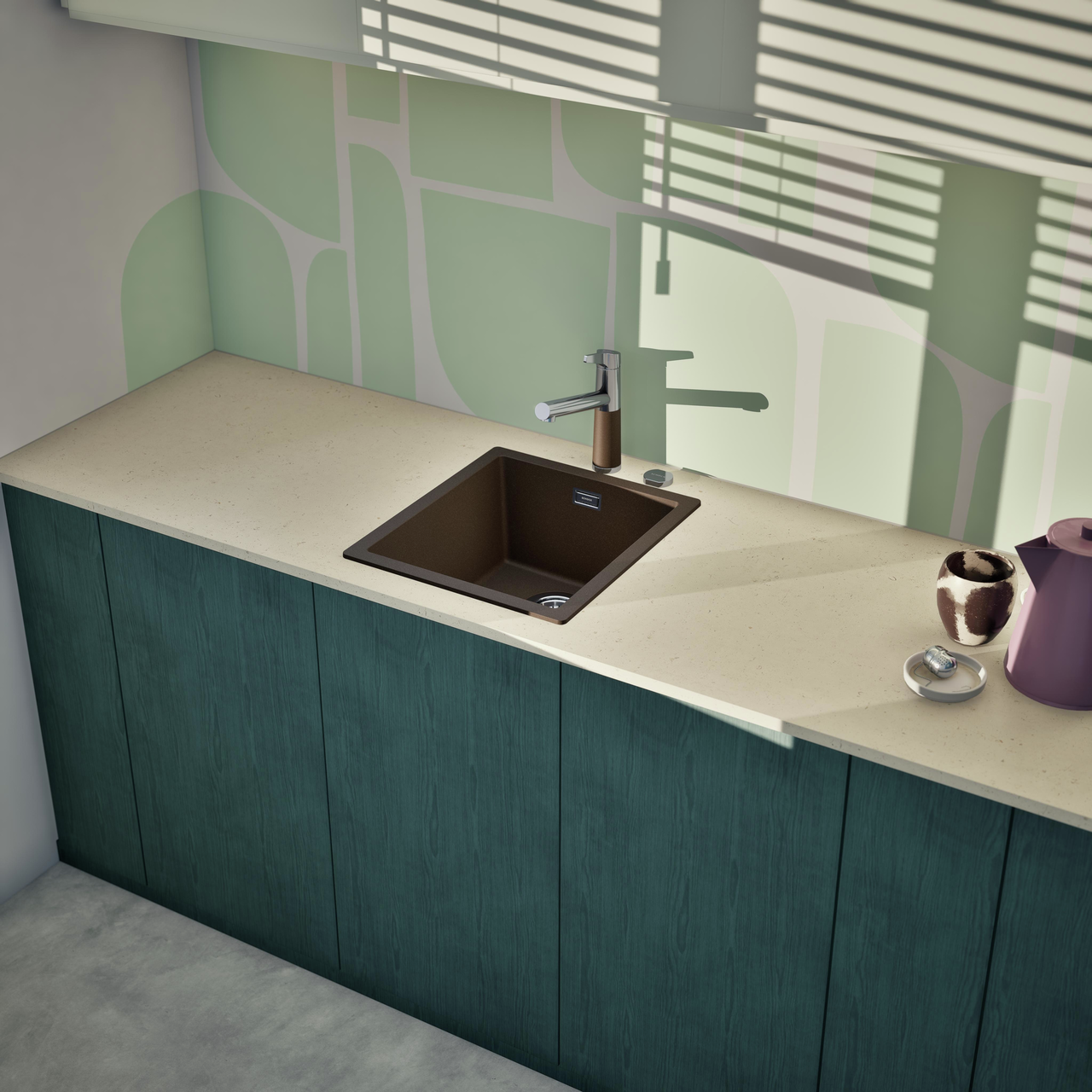 Dřez FORMHAUS D-100LS NERO